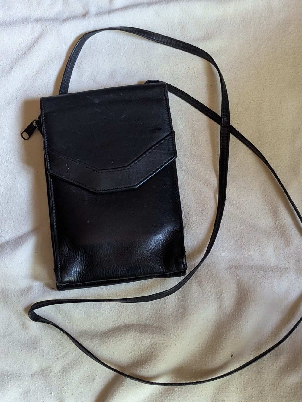 Charter Club Genuine Leather Crossbody Pouch
